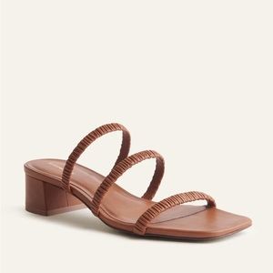 Reformation Assunta Strappy Block Heel Mule 7.5